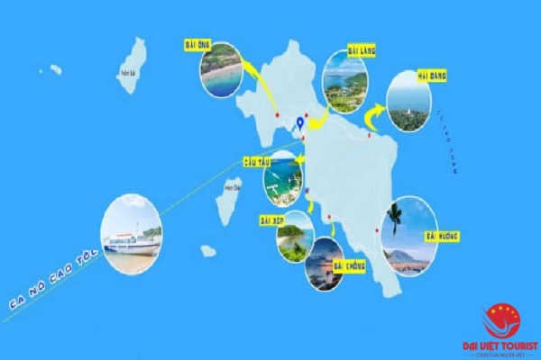 Bản đồ Cù Lao Chàm chi tiết về vị trí và các điểm du lịch