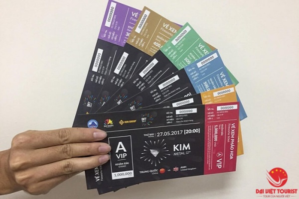 Bảng giá vé pháo hoa quốc tế Đà Nẵng DIFF 2025 khuyến mãi rẻ nhất