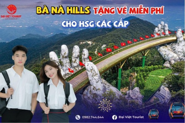 Bà Nà Hills miễn phí vé cáp treo cho học sinh giỏi toàn quốc