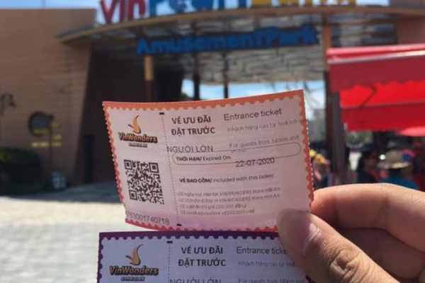Giá vé Vinpearl Vinwonders Nam Hội An giá rẻ khuyến mãi