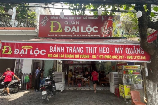 Review chi tiết quán bánh tráng thịt heo Đại Lộc Đà Nẵng