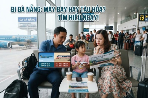 Máy bay hay tàu hỏa đi Đà Nẵng: nên chọn theo tiền, thời gian hay trải nghiệm?