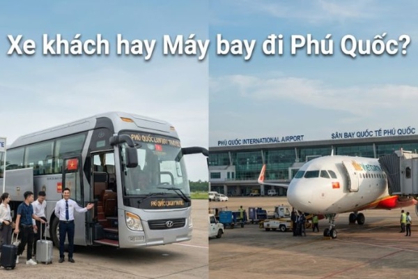 Xe khách hay máy bay đi Phú Quốc: chọn theo tiền, thời gian hay trải nghiệm?