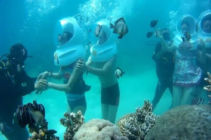 TOUR ĐI BỘ DƯỚI BIỂN NHA TRANG