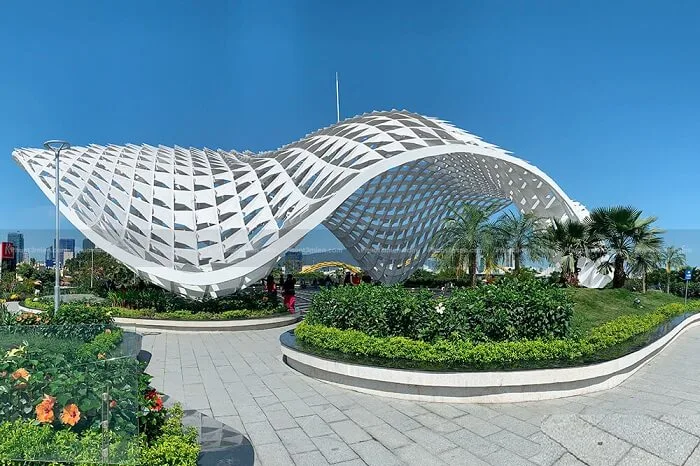 Check in công viên Apec Đà Nẵng hình cánh diều độc đáo