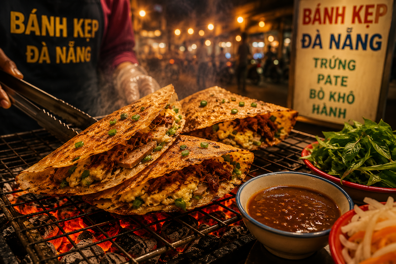 So sánh bánh kẹp khô giòn rụm và bánh kẹp ướt cuốn dẻo