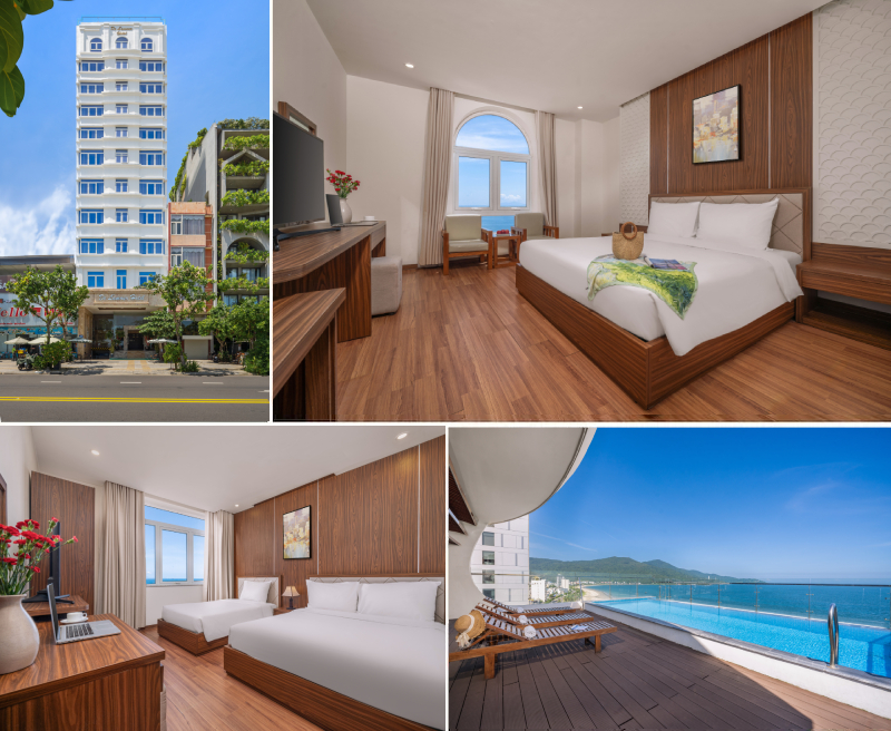 De Lamour Hotel là khách sạn 4 sao trước mặt biển Mỹ Khê giá ưu đãi