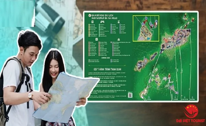 Bản đồ khu du lịch Bà Nà Hills