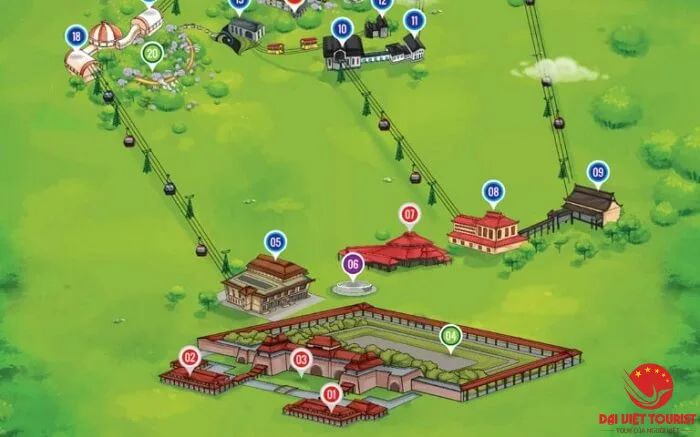 Bản đồ khu du lịch Bà Nà Hills