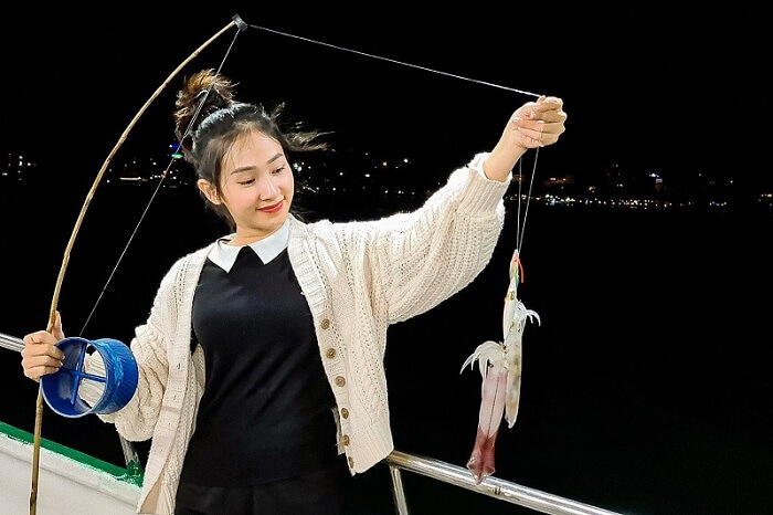 Câu mực đêm Phú Quốc