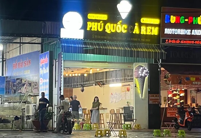 Quán kem Phú Quốc