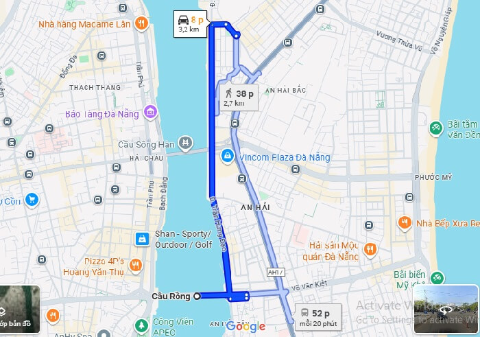 Đường đi chợ An Hải Bắc Đà Nẵng