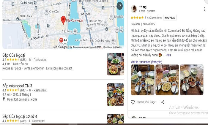 Tiệm cơm Bếp Của Ngoại Đà Nẵng