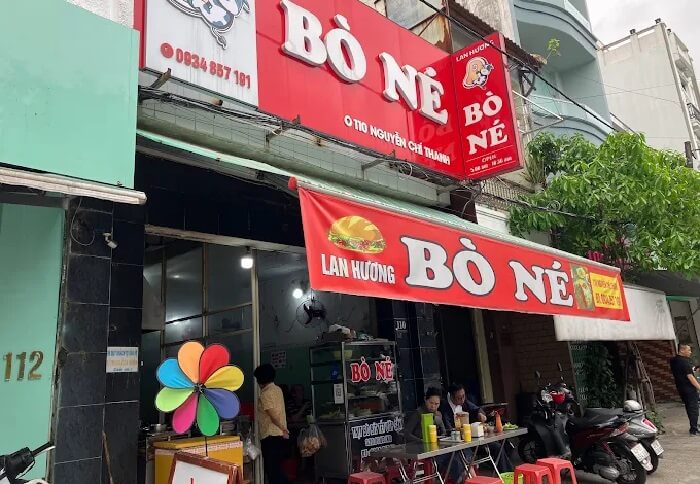 Quán bò né Đà Nẵng