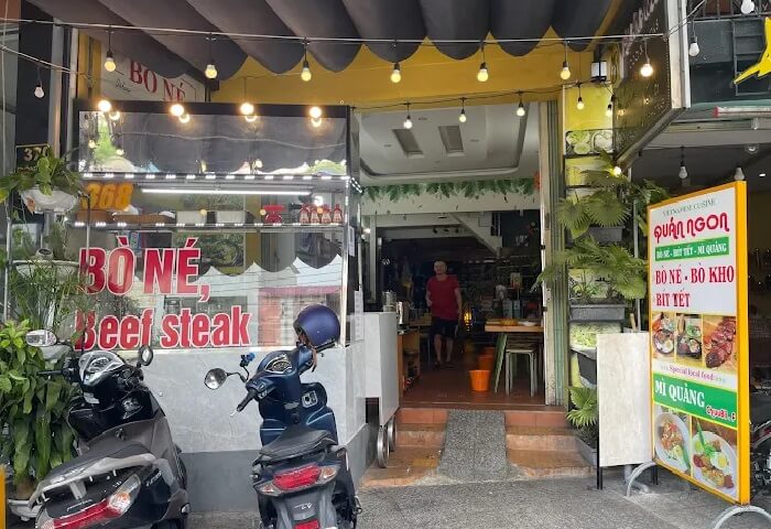 Quán bò né Đà Nẵng