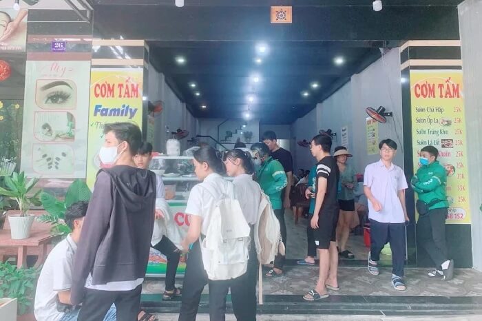 Quán cơm tấm Đà Nẵng
