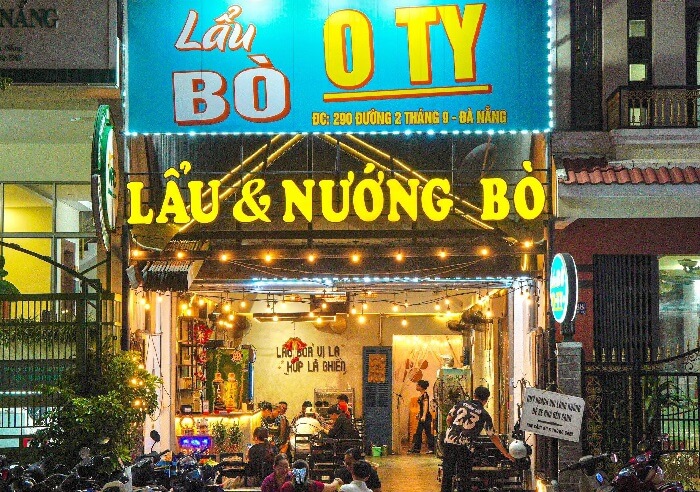 Quán lẩu bò Đà Nẵng
