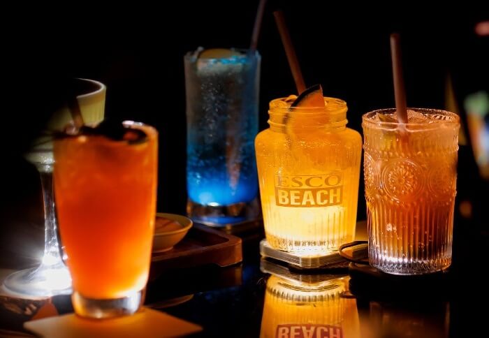 Đồ uống tại Esco beach Đà Nẵng