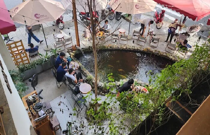 Quán cafe cá Koi Đà Nẵng