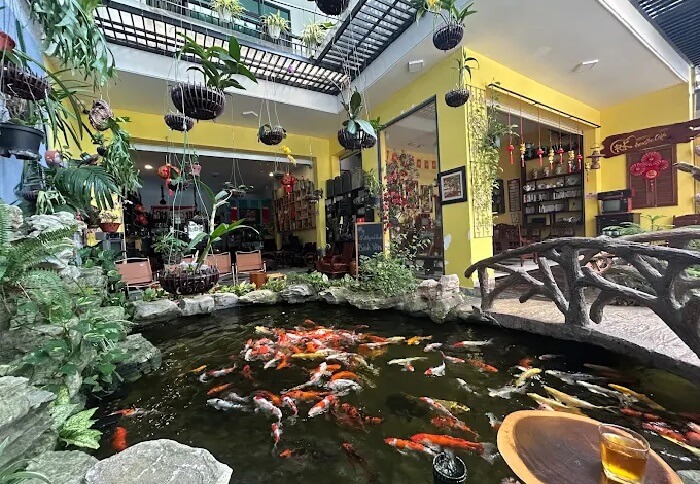 Quán cafe cá Koi Đà Nẵng