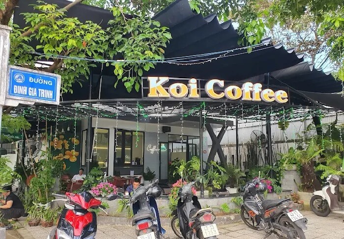 Quán cafe cá Koi Đà Nẵng