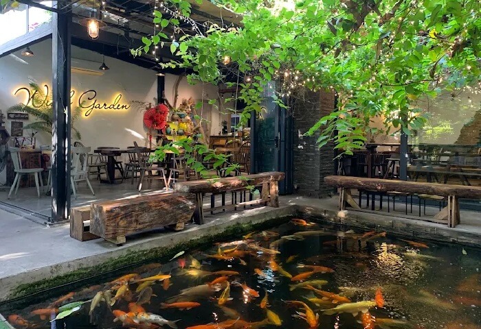 Quán cafe cá Koi Đà Nẵng