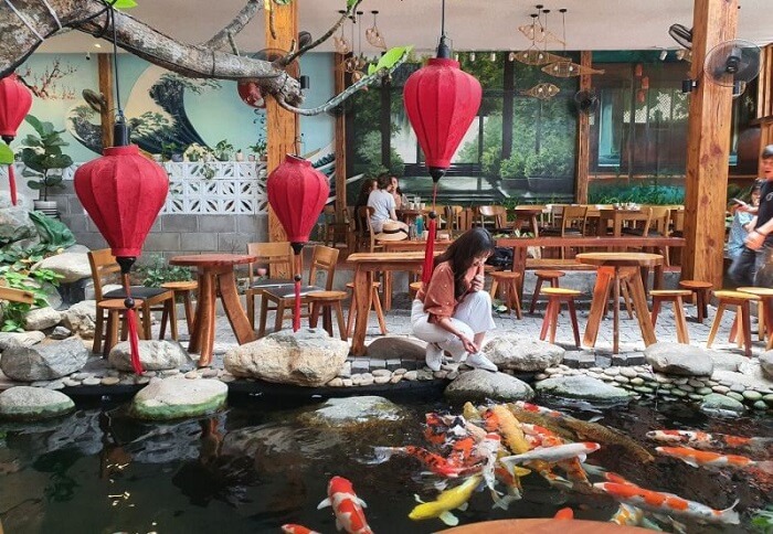 Quán cafe cá Koi Đà Nẵng