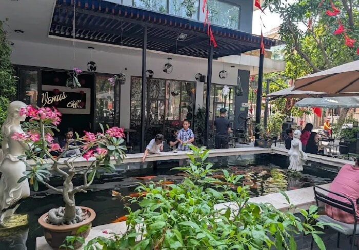Quán cafe cá Koi Đà Nẵng