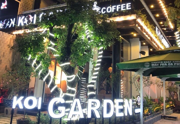 Quán cafe cá Koi Đà Nẵng