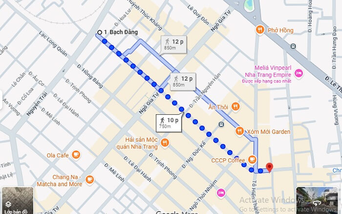 Khách sạn đường Bạch Đằng Nha Trang