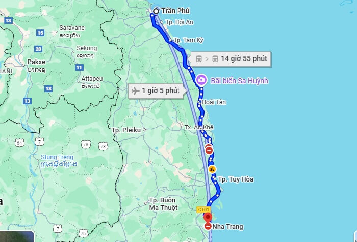 đường đi Lotte Mart Nha Trang
