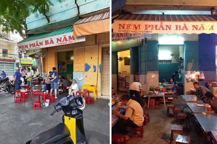 Quán nem nướng Nha Trang ngon nức tiêng