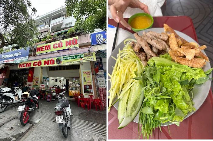 Quán nem nướng Nha Trang ngon nức tiêng