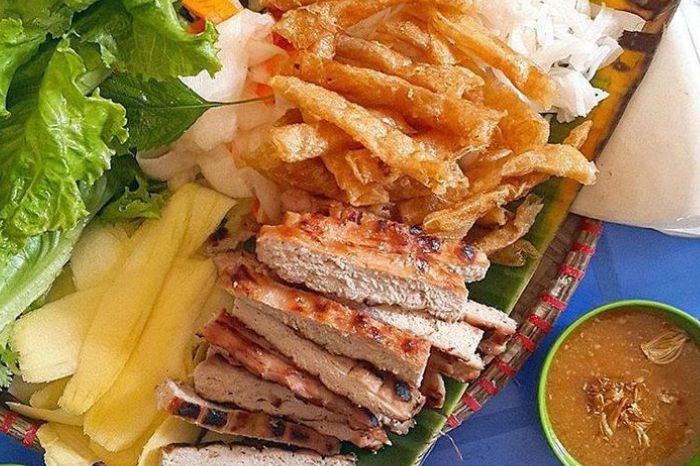 Quán nem nướng Nha Trang ngon nức tiêng
