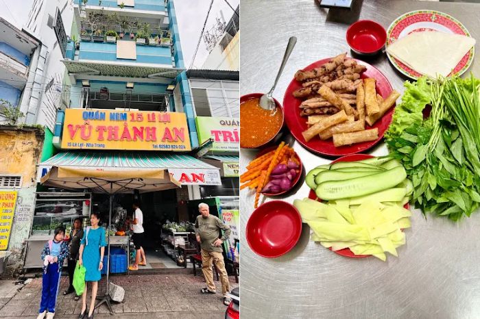 Quán nem nướng Nha Trang ngon nức tiêng