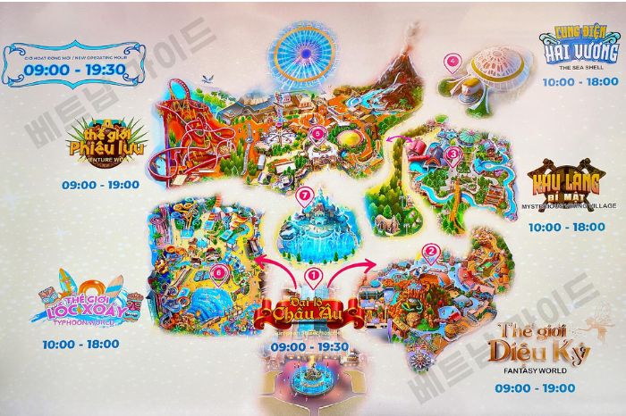 Bản đồ VinWonders Phú Quốc