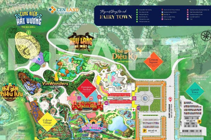 Bản đồ VinWonders Phú Quốc