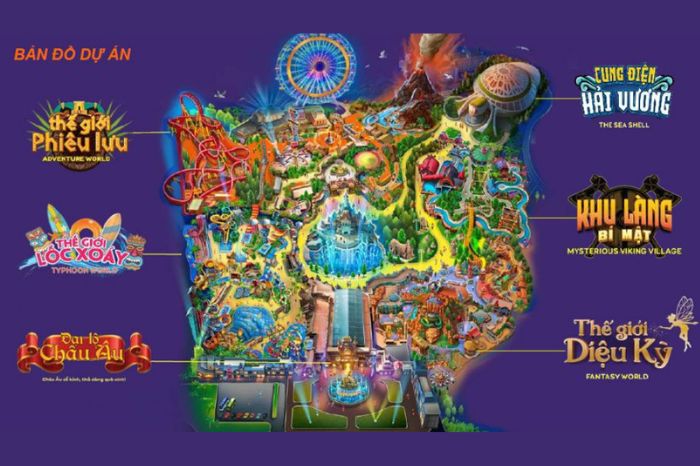 Bản đồ VinWonders Phú Quốc