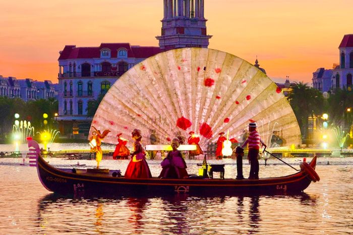 Giá vé đi thuyền sông Venice Grand World Phú Quốc