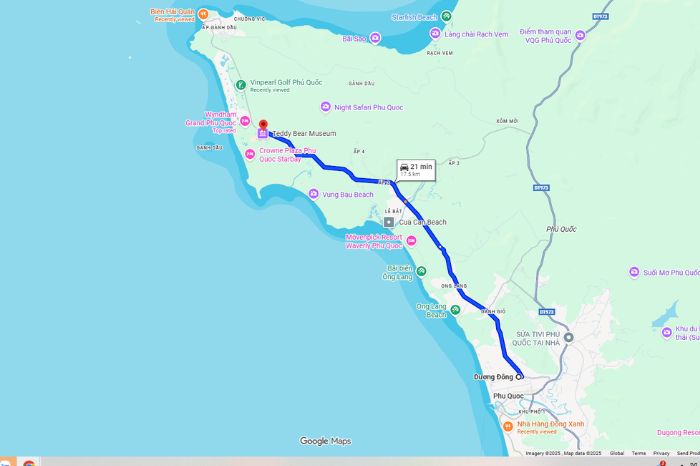 Đường đi Huyền Thoại Tre Phú Quốc