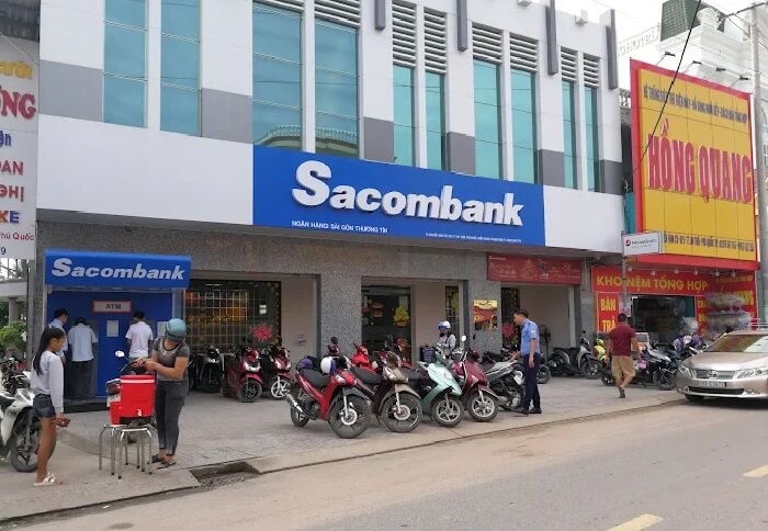 ngân hàng và cây ATM ở Phú Quốc