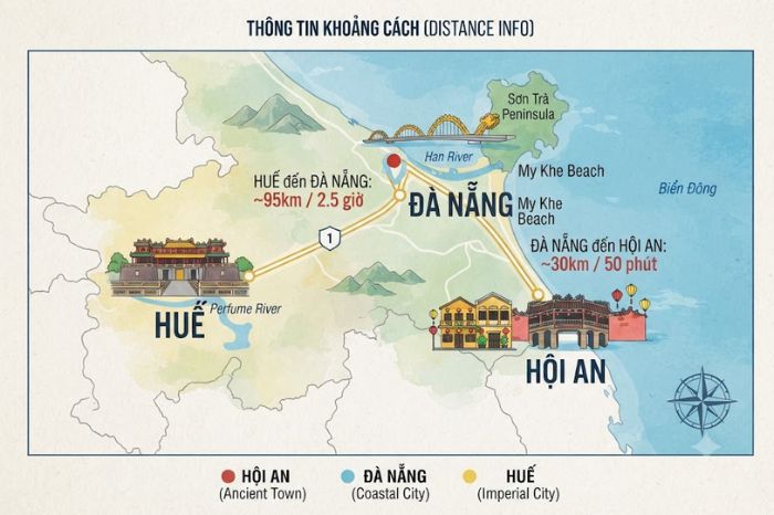 Lịch trình Đà Nẵng Hội An Huế 5 ngày 4 đêm