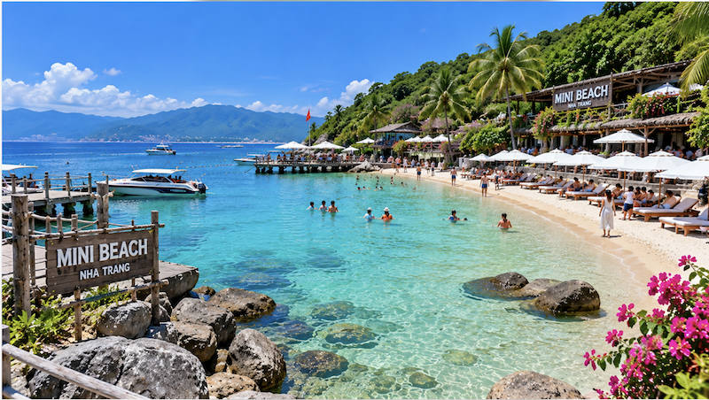 Mini Beach địa điểm chụp hình sống ảo xinh lung linh